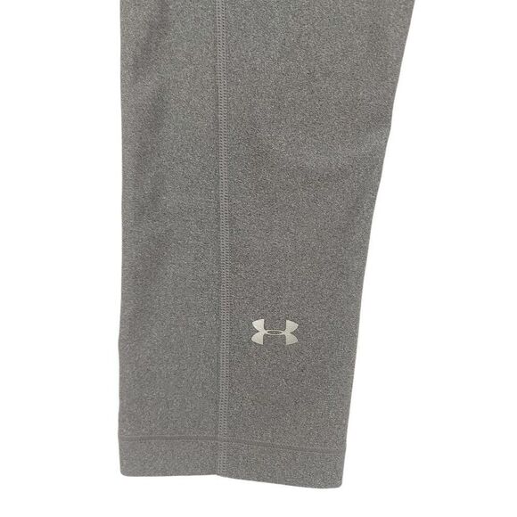 Under Armour Leggings Womens Small Gray Heatgear Capri Gym Athletic Workout Yoga - Picture 4 of 6